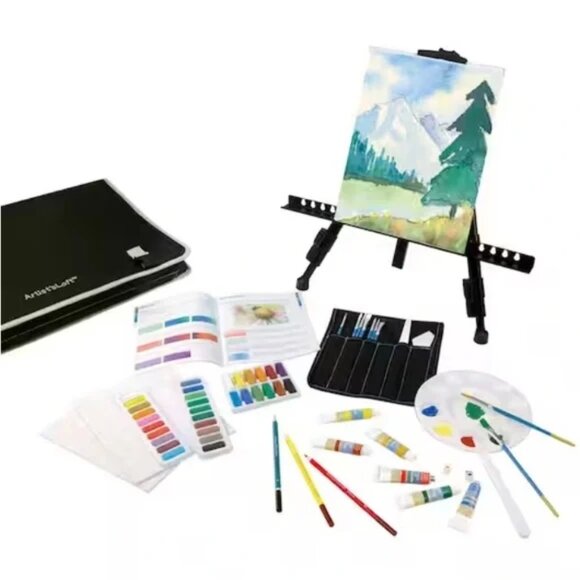101 Piece Deluxe Easel Art Set by Artist's Loft Necessities Material Supplies - Picture 8 of 8